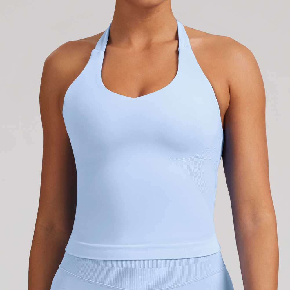 Aquatic Gym - Women's Yoga Vest Seamless Top Shockproof