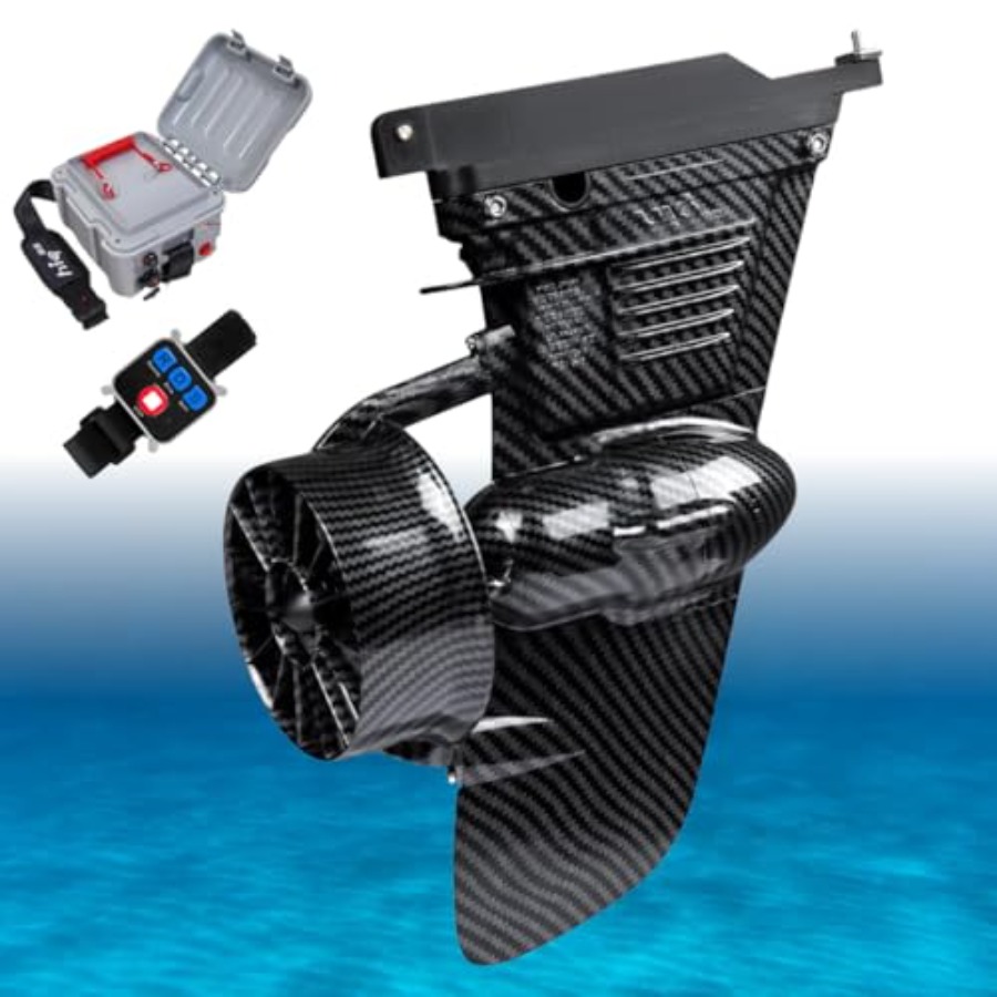 Kayak Paddle Carbon - Electric Fin Kit for Paddle Board