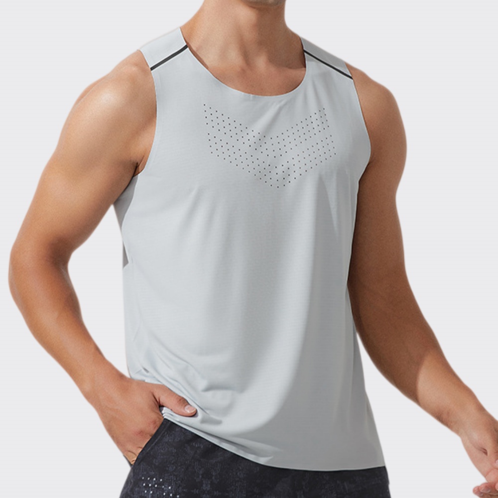 Aquatic Gym - Men Gym Vest Quick Dry Running