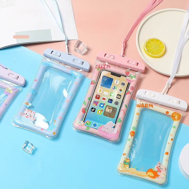 Aquatic Sports - 1pc Waterproof Cartoon Phone Case Water