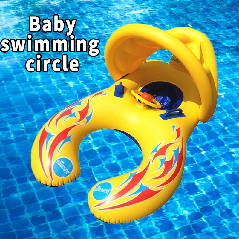 Aquatic Sports - Portable Children Swim Circle Safety Swimming