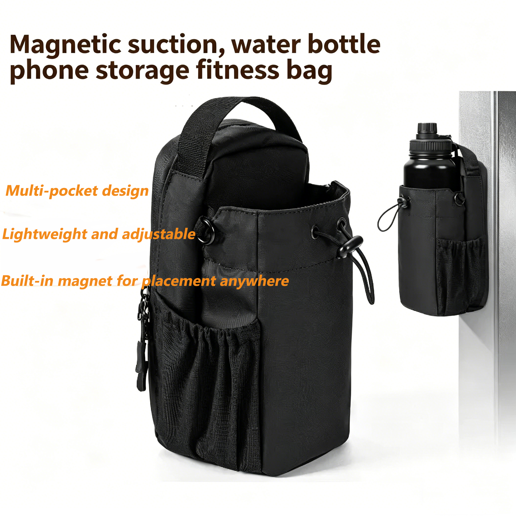 Aquatic Gym - Geestock Large Capacity Magnetic Water Bottle