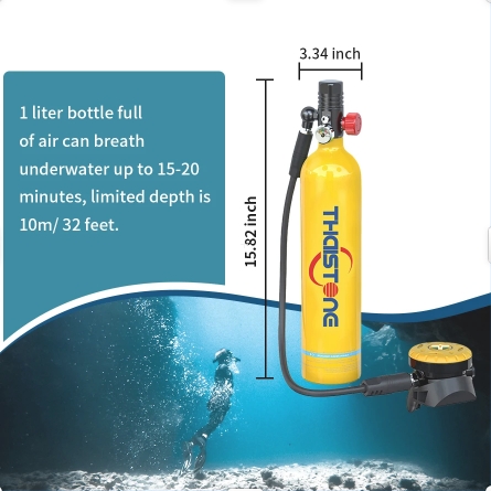 THAISTONE 1L Scuba Oxygen Tank – Aquatic Diving recenzja i cena