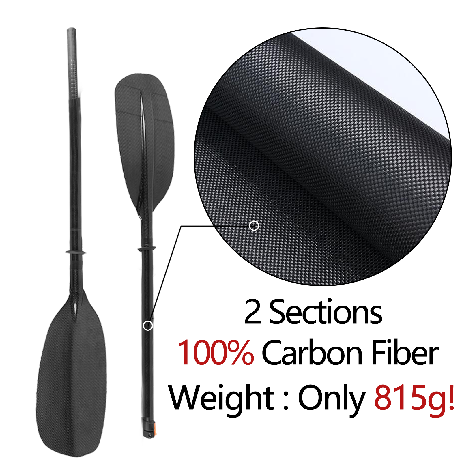 815g Carbon Whitewater Paddle  – Kayak Paddle Carbon recenzja i cena