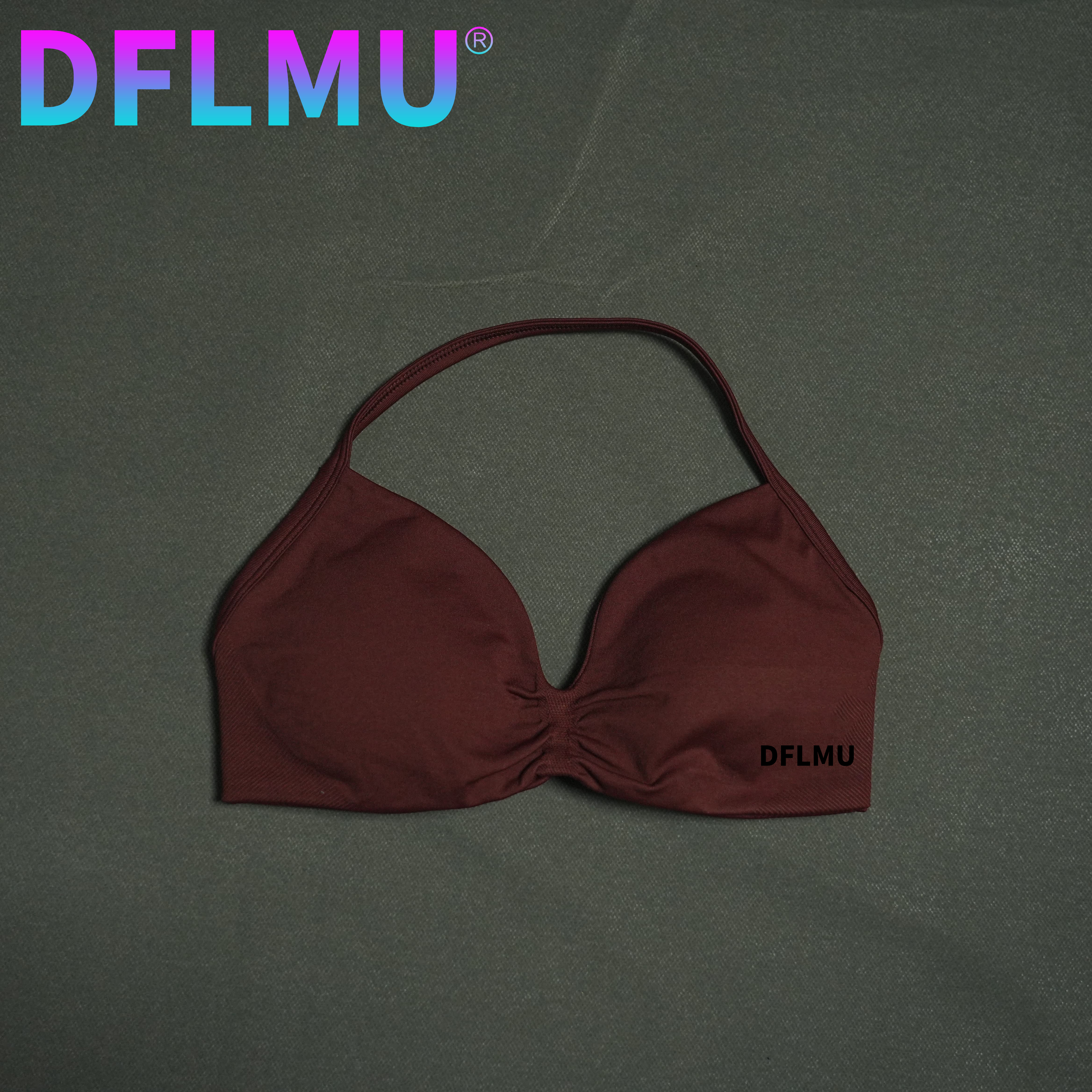 DFLMU Women Halter Sports Bra  – Aquatic Gym recenzja i cena