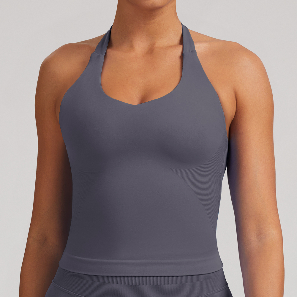 Women's Yoga Vest Seamless Top – Aquatic Gym recenzja i cena