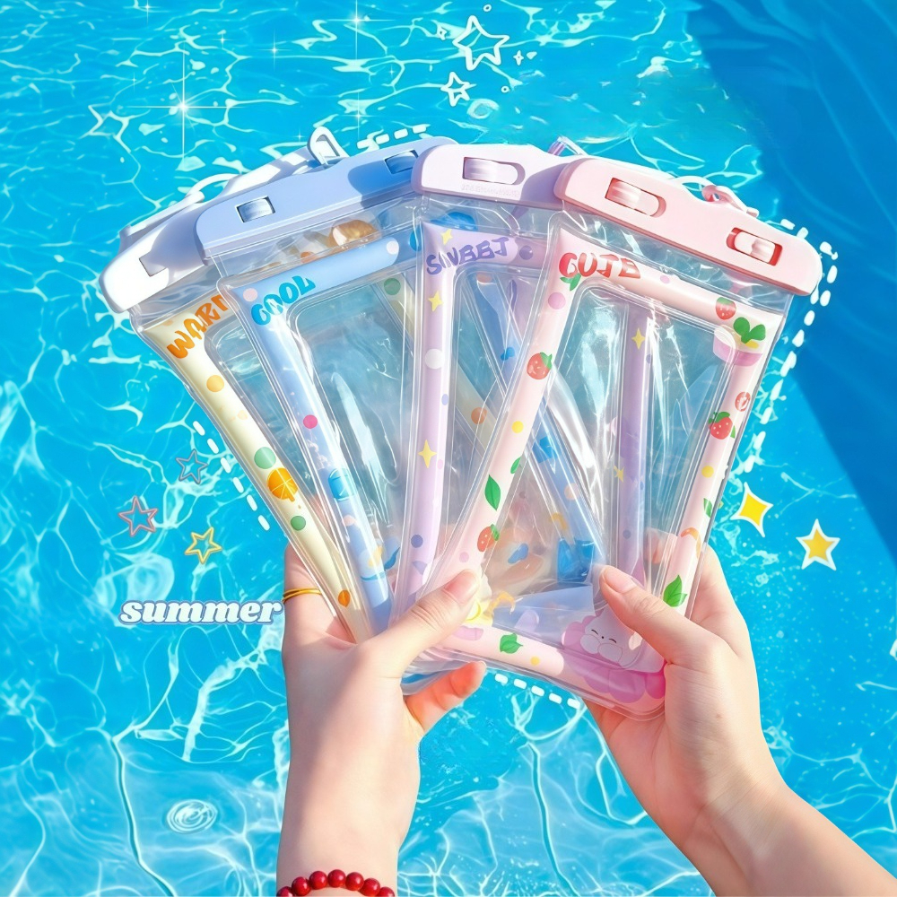 1pc Waterproof Cartoon Phone C – Aquatic Sports recenzja i cena