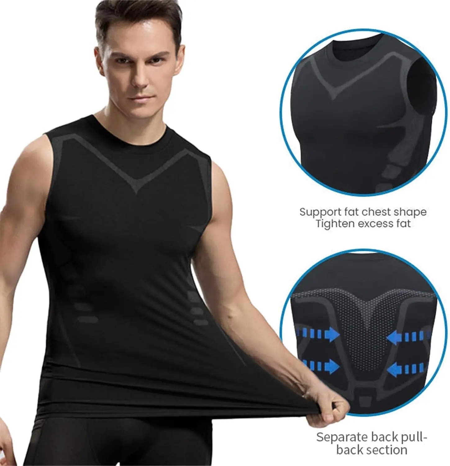 Compression Tank Top Men Gym S – Aquatic Gym recenzja i cena