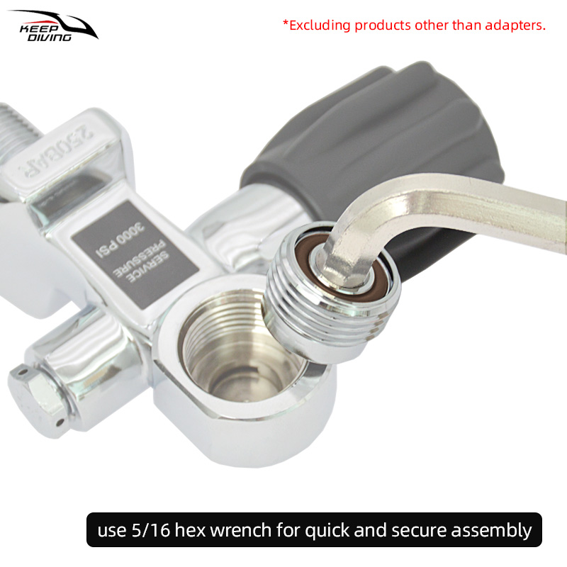 1Pcs DIN to Yoke Adapter Scuba – Aquatic Diving recenzja i cena